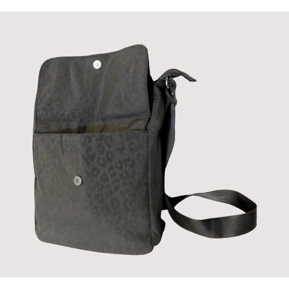 Baggallini Animal Print Crossbody Purse Gray Nylon Adj. Strap 10 in x 10.5 in - Picture 4 of 13
